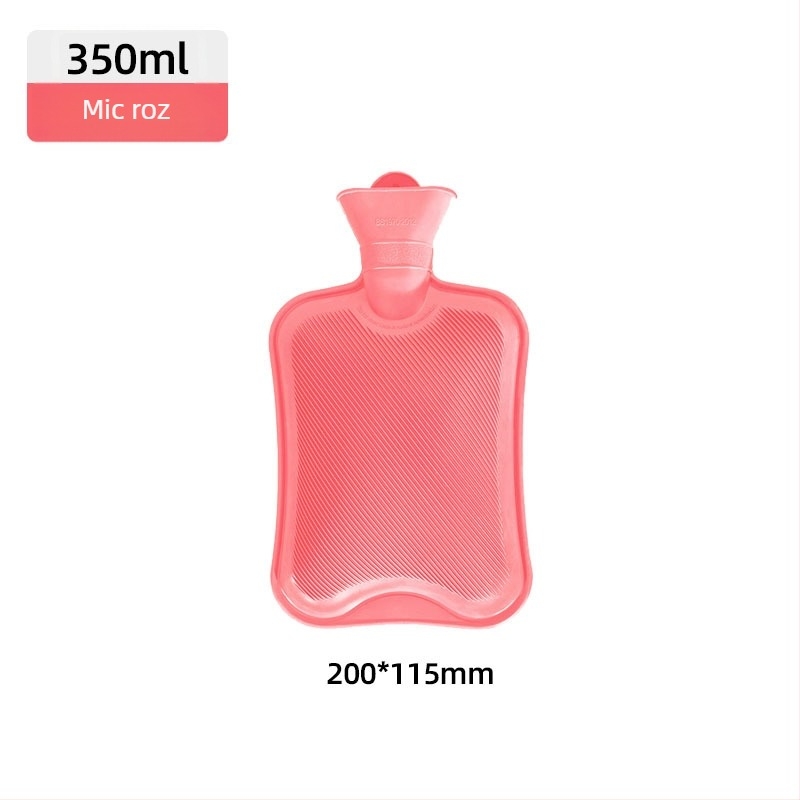 Borcăna de apă fierbinte din cauciuc, îngroșată și etanșă, pentru mâini, burtă și picioare (greutate 0.3 kg; material: cauciuc; încălzire: încărcare cu apă; părți aplicabile: mâini, abdomen, picioare)