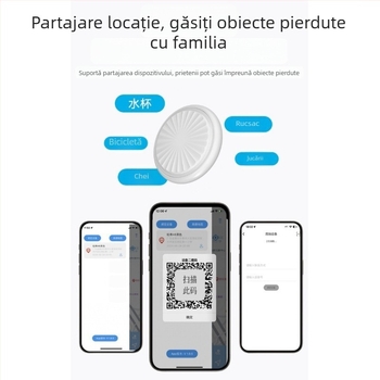 Tracker GPS cu poziționare precisă, poziționare Bluetooth, rezistent la apă, baterie înlocuibilă, navigație pe hartă
