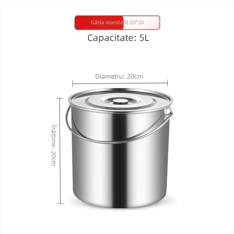 Recipient din oțel inoxidabil 304 cu capac, stil coreean, capacitate sub 300 ml, cutie pentru conservarea alimentelor