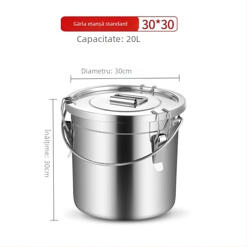 Recipient din oțel inoxidabil 304 cu capac, stil coreean, capacitate sub 300 ml, cutie pentru conservarea alimentelor