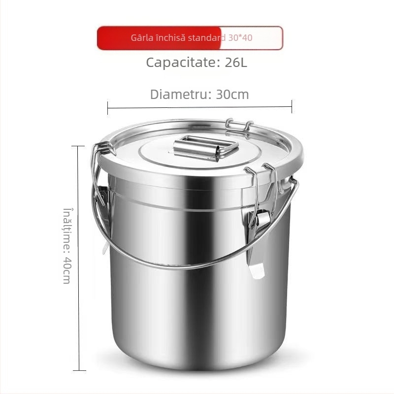 Recipient din oțel inoxidabil 304 cu capac, stil coreean, capacitate sub 300 ml, cutie pentru conservarea alimentelor