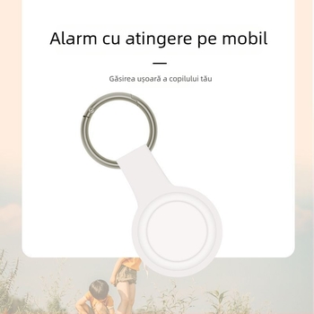 Aika Ak18b Localizator GPS Mini Android – Anti-pierdere, Lanț de chei pentru vârstnici și copii, Compatibil Android și iOS, Rază mondială, USB 2.0, Baterie de 240 mAh