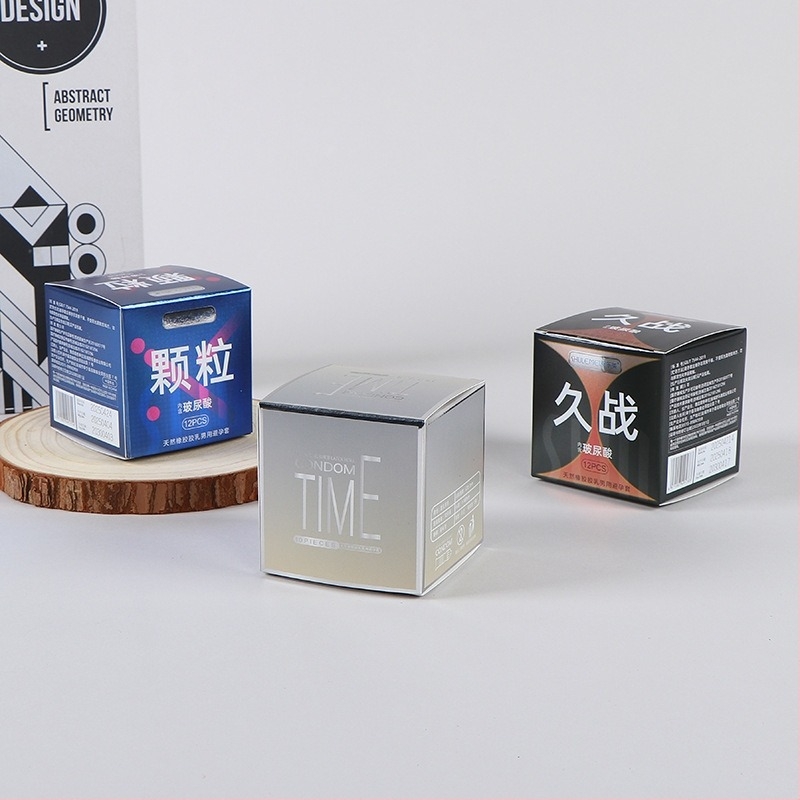 Cutie de ambalare pentru ceasuri din carton alb laminat, cu fereastră, pliabilă, cu cârlig, dimensiuni interioare/exterioare personalizabile
