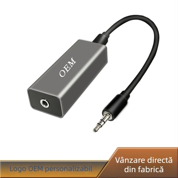 Izolator audio pentru bucla de masă 3,5 mm – reducere zgomot, nucleu din fir de oțel placat cu cupru, placare nichel, Model 269