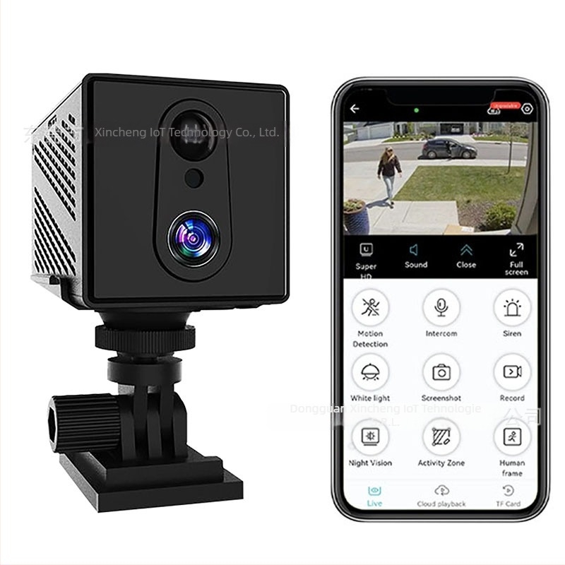 Camera de supraveghere pentru interior — 1080p, rază de 30 m+, control prin aplicație mobilă, viziune pe timp de noapte, stocare în cloud