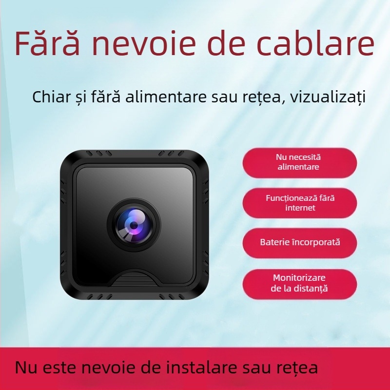 Cameră de supraveghere exterior fără fir HD 360° (Exterior, Fără fir, HD, 360°)