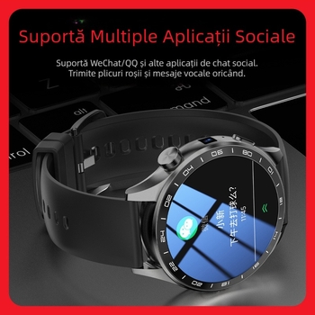 Ceas inteligent cu slot SIM, Android OS, poziționare GPS, monitorizare a sănătății, ecran AMOLED