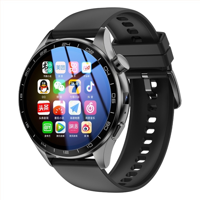 Ceas inteligent cu slot SIM, Android OS, poziționare GPS, monitorizare a sănătății, ecran AMOLED