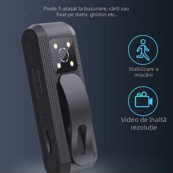 Cameră de sport Y1 – senzor CCD, microfon încorporat, fără zoom optic, lansare 2025