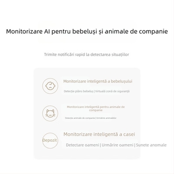 Cameră inteligentă MJSXJ27CM, control prin aplicație mobilă, compatibilă Android, pentru interior