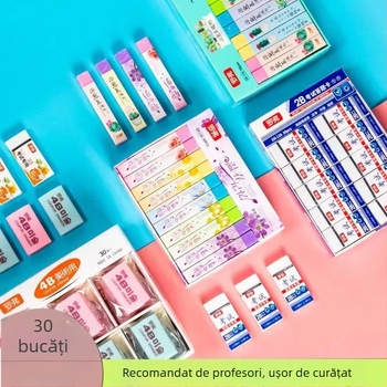 Radieră pentru creioane cu design cartoon, model 159, material: gumă, utilizare: ștergere creion