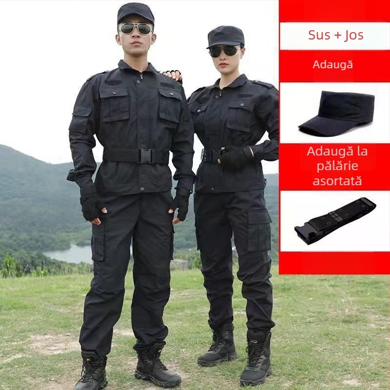 Îmbrăcăminte de antrenament pentru primăvară și toamnă, unisex, din amestec de bumbac, respirabilă și rezistentă la uzură