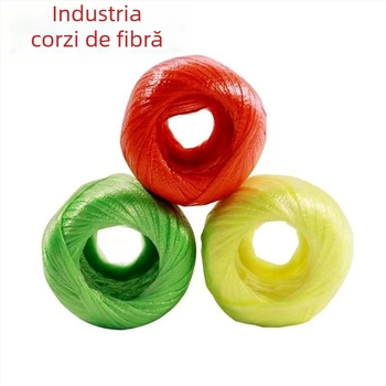 Sfoară de ambalaj din nailon – aproximativ 60 m lungime, lățime 5 mm, fibră de nailon, rezistență la rupere 13–22 kg