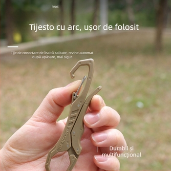 Pin Ye sfoară elastică pentru camping, cu cârlige — pentru linii de cort, haine pe sârmă și bicicletă