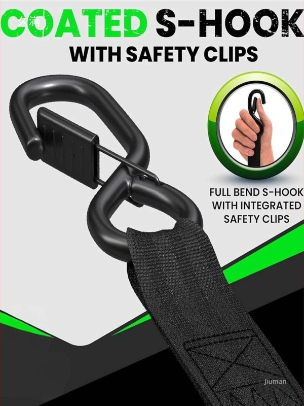 Șnur de prindere auto-retragibil pentru mașini, bagaje și motociclete, capacitate 500 kg