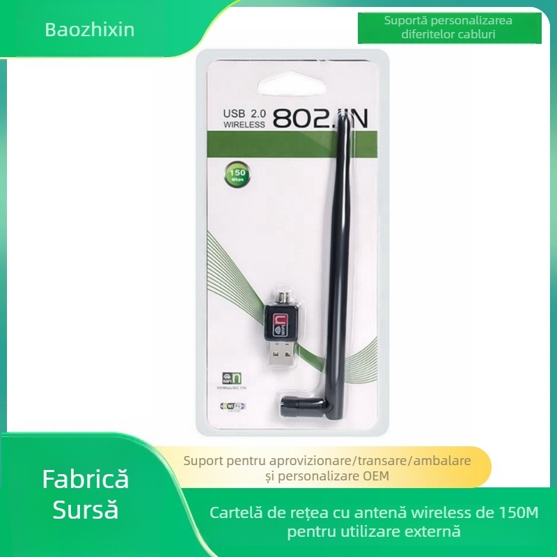 Card de rețea USB wireless 2DB – 300Mbps, interfață USB, IEEE 802.11b/g/n