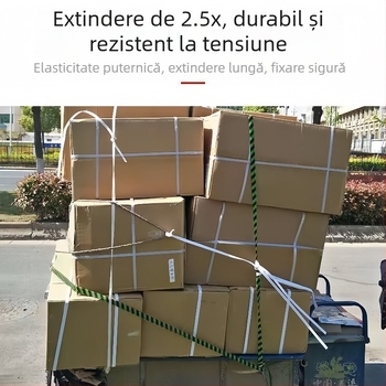 Curele de fixare universale pentru vehicule, material nylon, disponibile în 1m, 2m sau 3m, cataramă dublă, durabile și extrem de rezistente