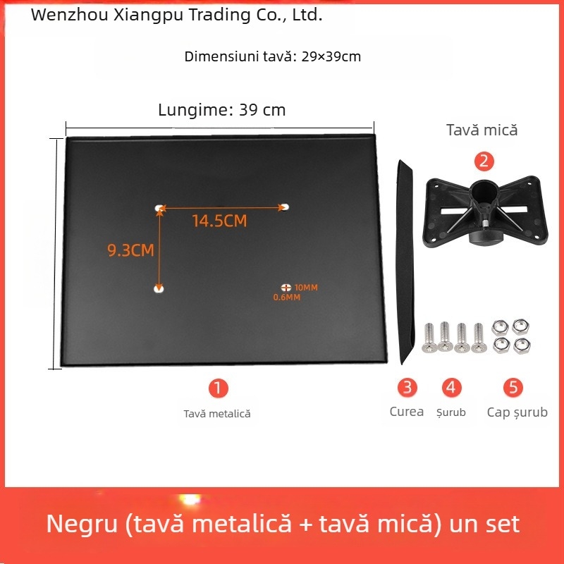 Xiangpu Suport pentru proiector și difuzor — Model Tavă metalică, montaj pe trepied