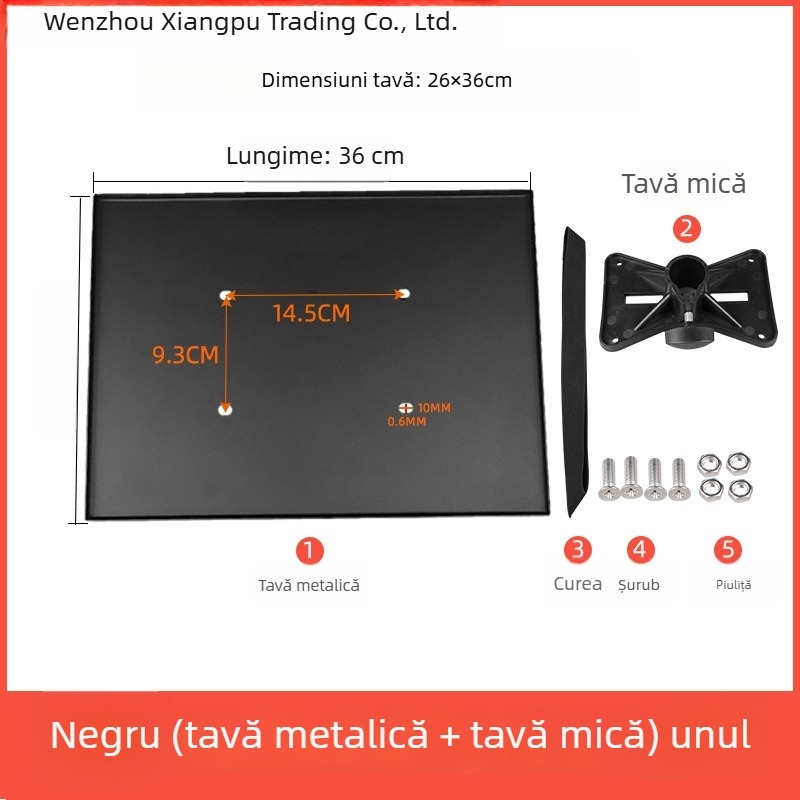 Xiangpu Suport pentru proiector și difuzor — Model Tavă metalică, montaj pe trepied