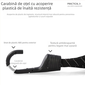 Bandă de legare cu sârmă de latex, suprafață din fir de polipropilenă, utilizare multiplă