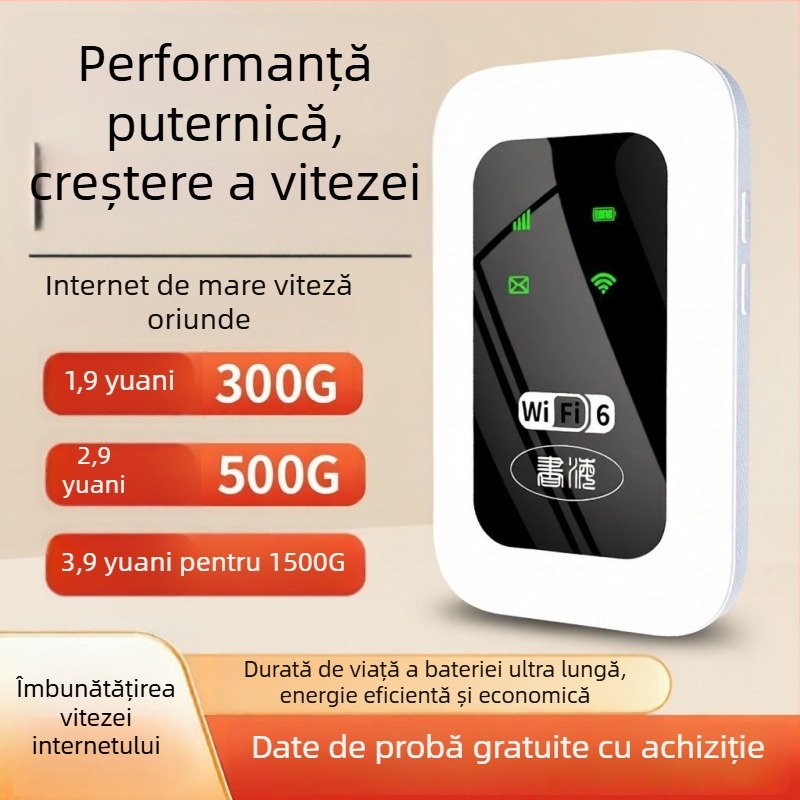 Router inteligent D623 cu viteză de transfer 150 Mbps, bandă 2,4 GHz, IEEE 802.11b, firewall