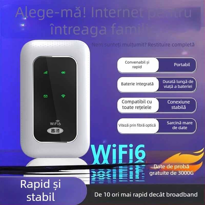 Router inteligent D623 cu viteză de transfer 150 Mbps, bandă 2,4 GHz, IEEE 802.11b, firewall