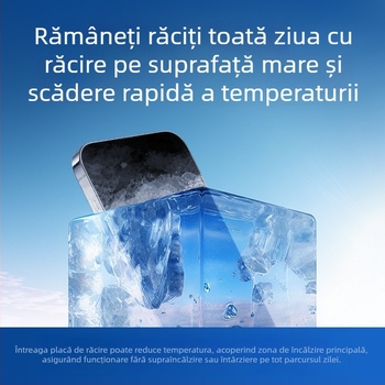 Radiator cu răcire prin apă pentru telefonul mobil, model L032, cu clips pe spate — carcasă din PC, compatibil cu sursa de alimentare