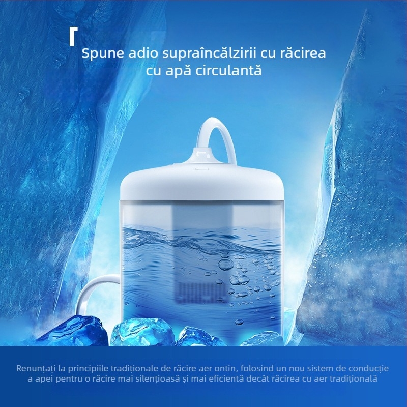 Radiator cu răcire prin apă pentru telefonul mobil, model L032, cu clips pe spate — carcasă din PC, compatibil cu sursa de alimentare