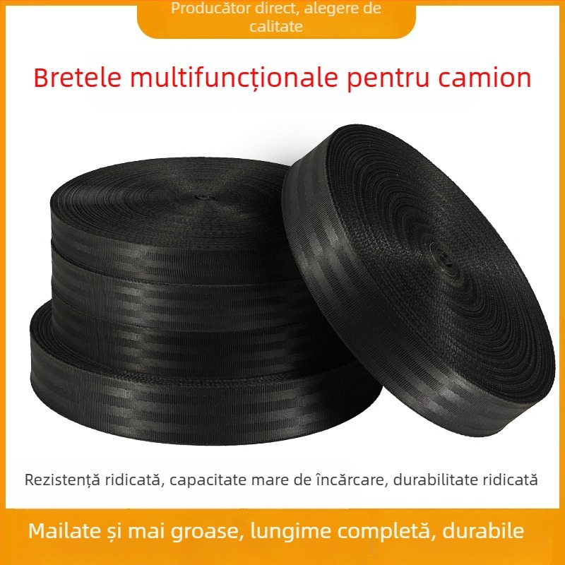 Curele de prindere din poliester, rezistente 3T, lățime 2.5/3.8/4.8 cm, model 6-58