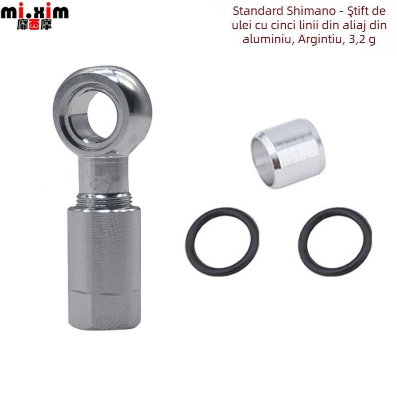 Acul de ulei pentru frânele cu disc Shimano SLX/XT/XTR, cu cap oliv și conector furtun
