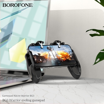 BOROFONE BG3 controller de joc wireless pentru telefoane inteligente, butoane fizice, feedback haptic puternic, disipare termică, ABS + aliaj zincu + gel de silice, compatibil cu iPhone și Android