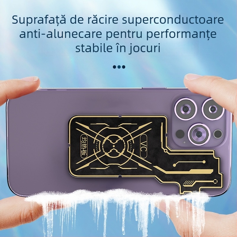 VC Placă pentru disiparea uniformă a căldurii, răcire cu lichid a semiconductoarelor, placă mare cu cupru magnetic și țeavă de răcire