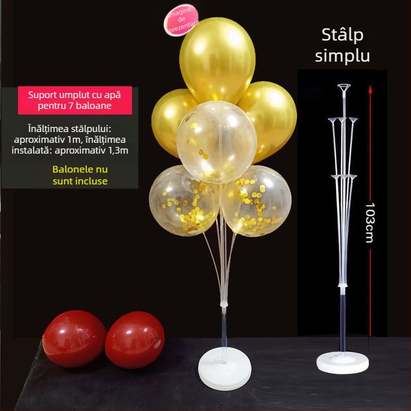 Suport baloane decor pentru petreceri — Material PVC, Neimportat, Lipsă certificare IP, Potrivit pentru evenimente sportive