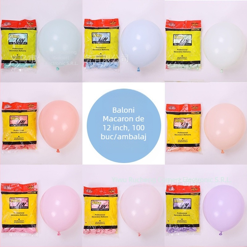 Baloane din latex, în stil macarons, 2,8 g, pentru decor interior la nunți și petreceri; potrivite pentru concerte și festivaluri
