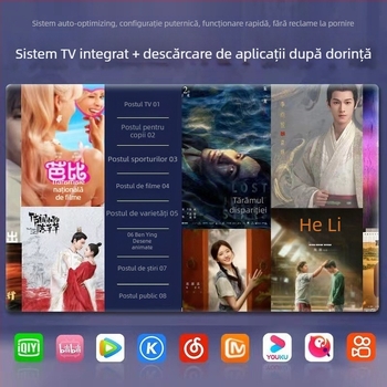 Proiector inteligent pentru uz casnic, Ultra HD pentru teatru de acasă, proiecție pe perete cu Wi-Fi, protecție pentru ochi