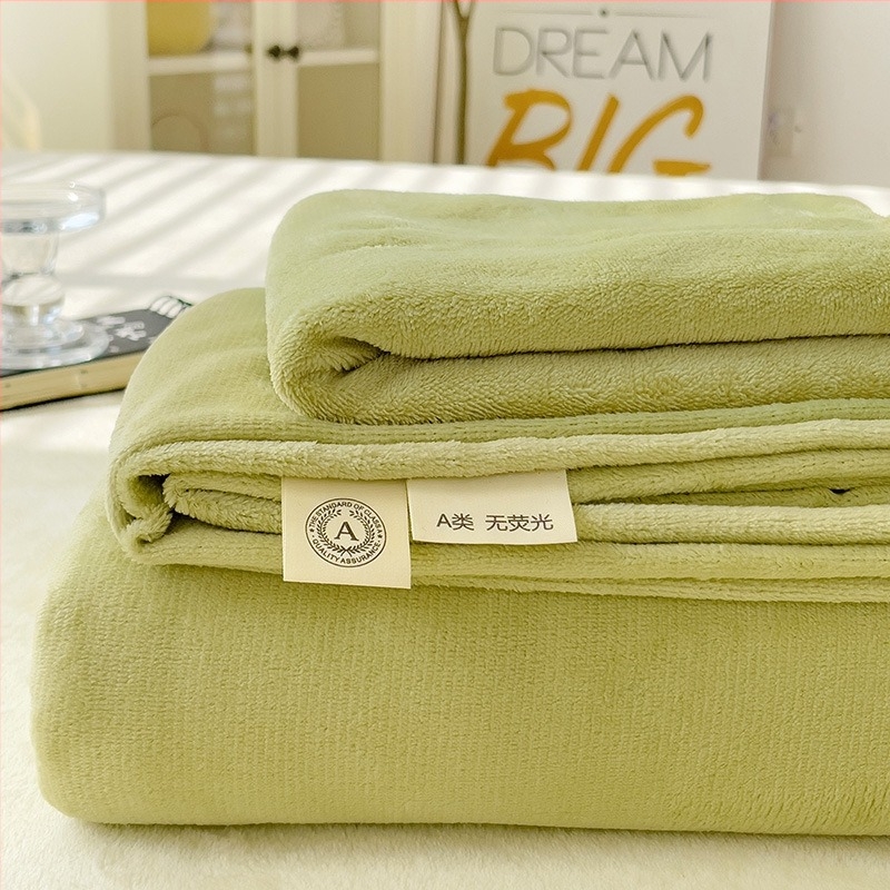 Set de pat 3 piese din velur de lapte, greutate 500–799 g, model cu dungi, imprimare reactiva