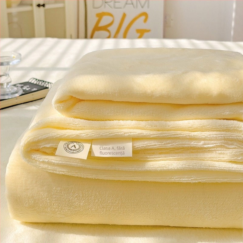 Set de pat 3 piese din velur de lapte, greutate 500–799 g, model cu dungi, imprimare reactiva