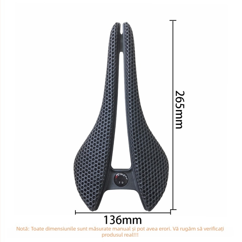 Șa de bicicletă BALUGOE 3D-5, din nailon cu bază din fibră, pentru bicicletă de munte
