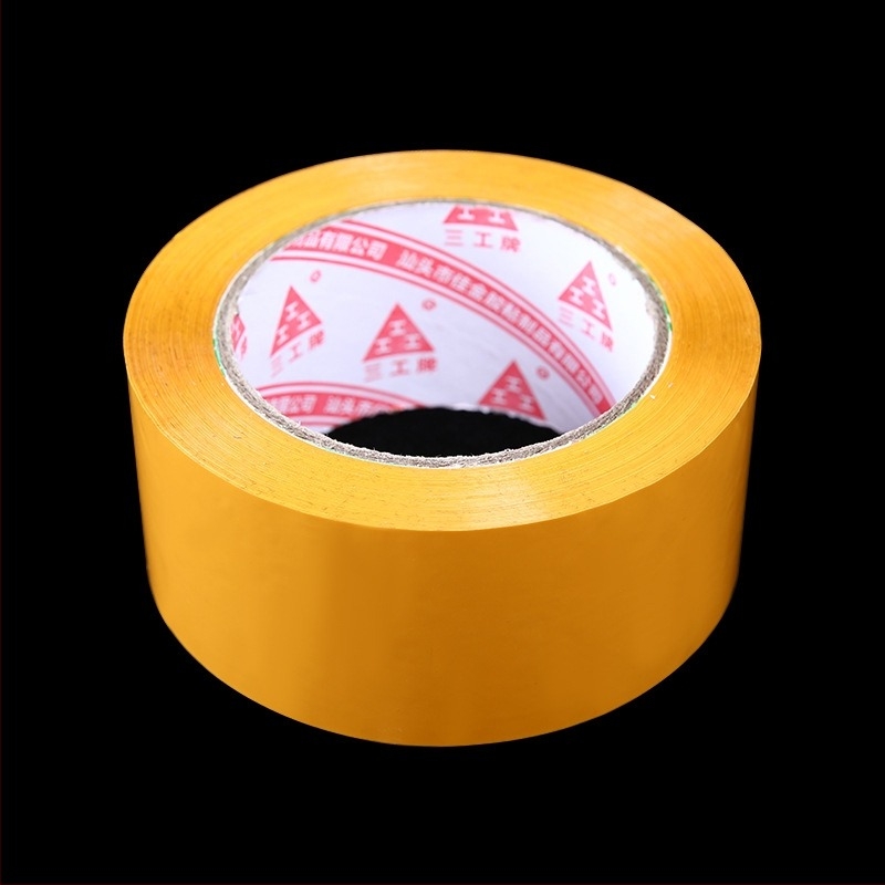 Bandă de ambalare din film BOPP, transparentă și silențioasă, adeziv pe bază de apă, grosime film 50 µm, grosime adeziv 1,5