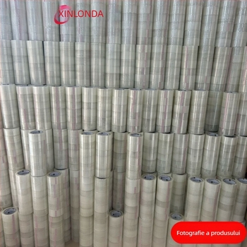 Bandă de ambalare, transparentă, BOPP, adeziv pe bază de apă, 50 µm grosime, vâscozitate mare, pentru sigilarea cutiilor și ambalarea pentru comerțul electronic