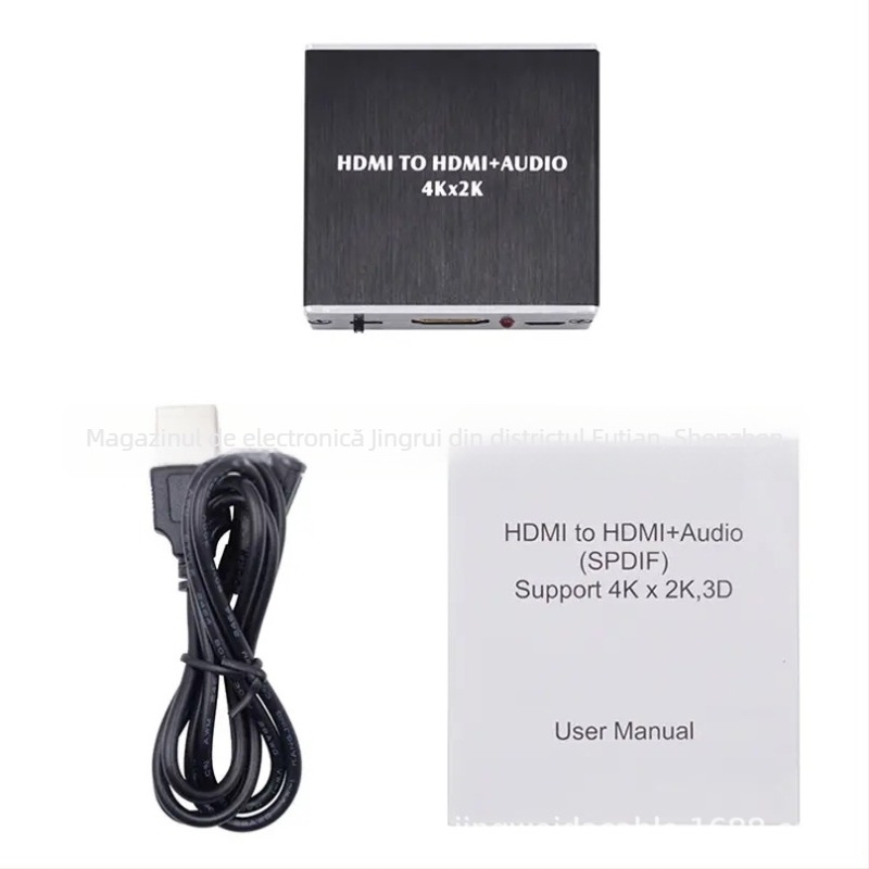 Comutator/Divizor HDMI, 4Kx2K@30Hz, HDCP2.0/CEC, compatibil HDMI 1.4, pornire de la distanță, lungime cablu 50-60 m