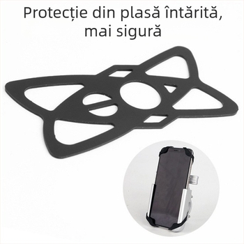Suport pentru telefon pentru bicicletă, motocicletă și vehicul electric – aliaj de aluminiu, blocare cu un clic, procesare personalizabilă