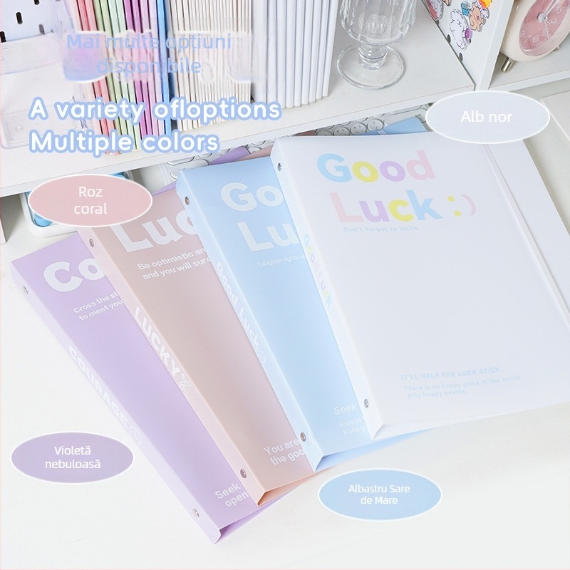 Foițe transparente pentru dosar cu perforații, model BF01-145, material PP, grosime 70, imprimare logo disponibilă, personalizare disponibilă