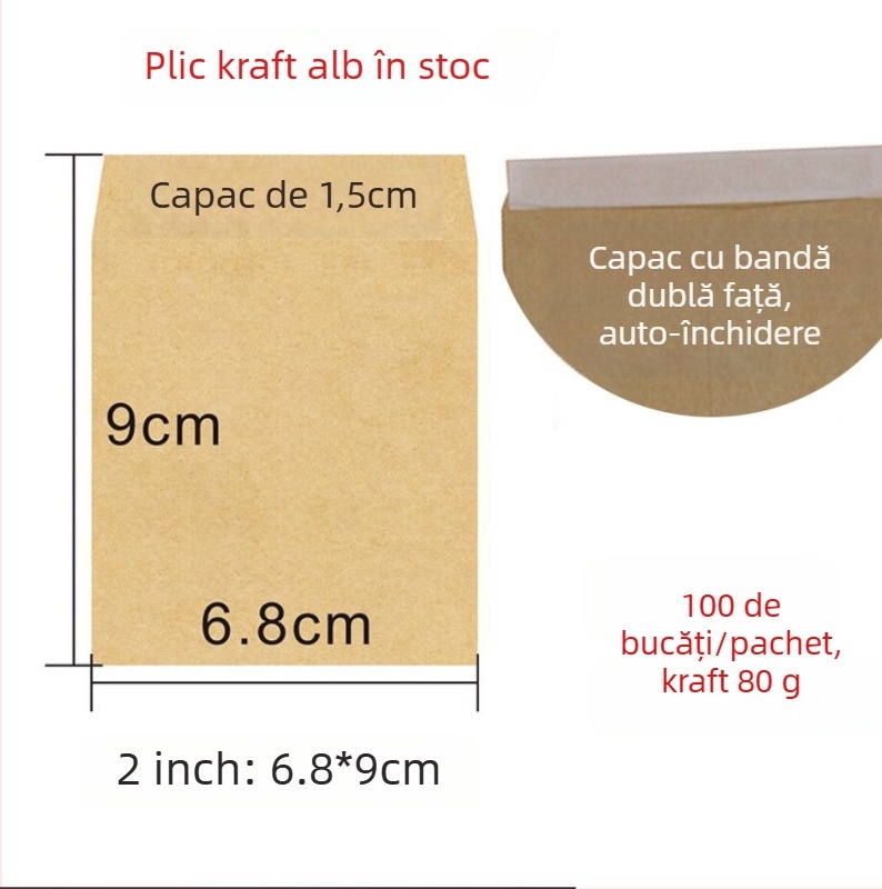 Geantă de probe din hârtie, stil plic chinezesc, model No.5/DL, logo tipărit, procesare personalizabilă