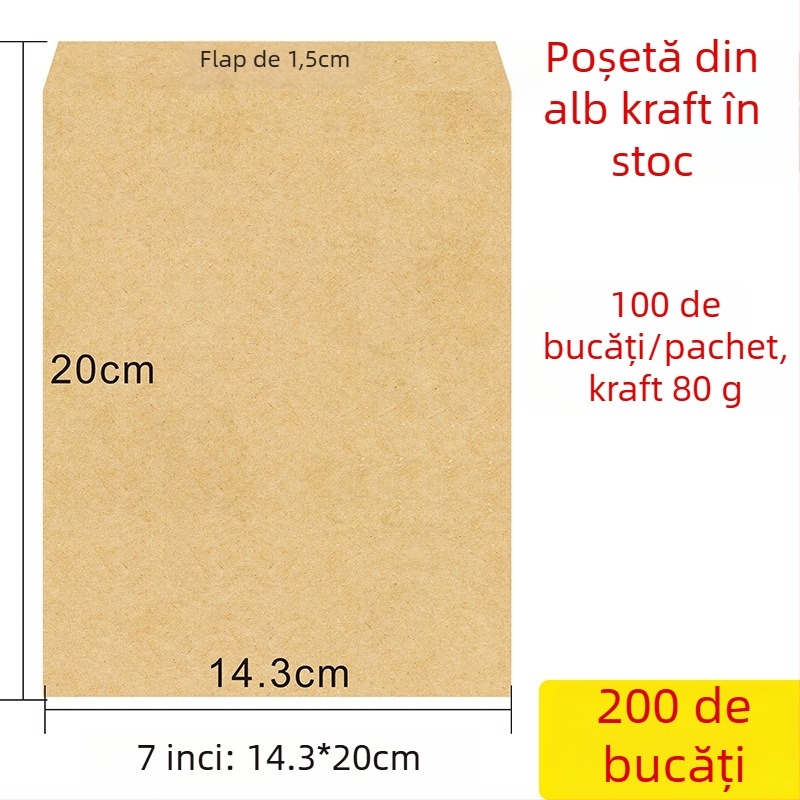 Geantă de probe din hârtie, stil plic chinezesc, model No.5/DL, logo tipărit, procesare personalizabilă