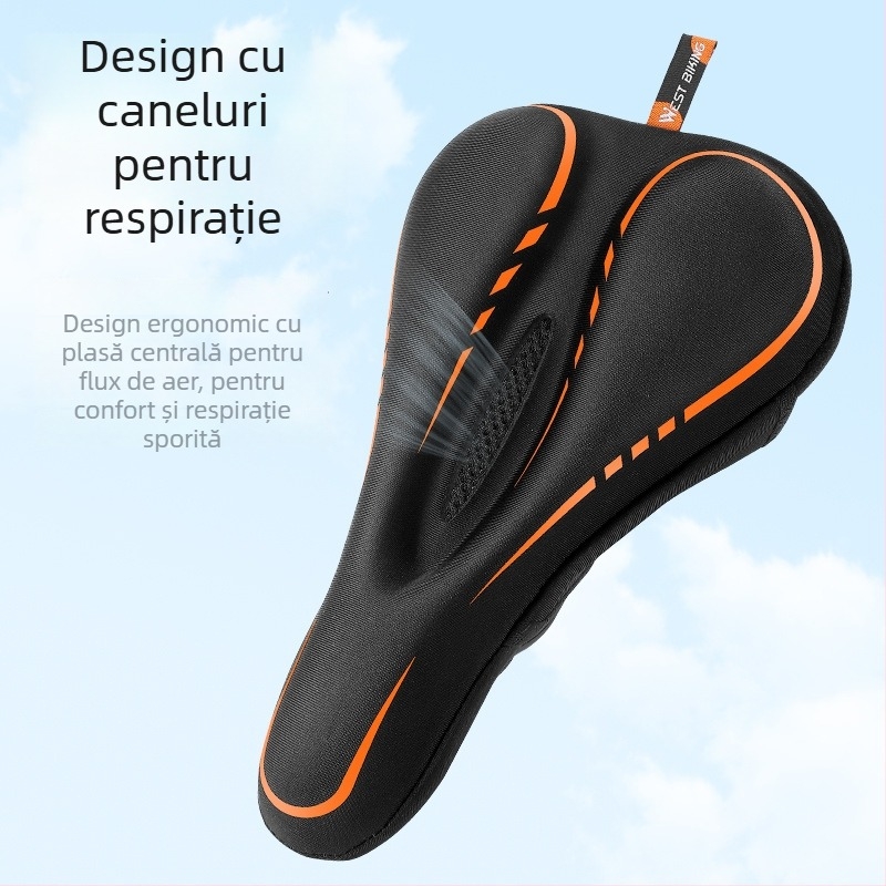 Husă pentru șa bicicletă West Biking, Model YP0801143, Silicon/Lycra/Memory Cotton