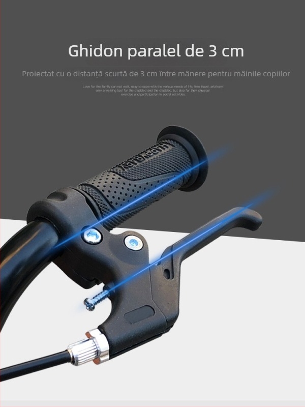 Manetă de frână pentru biciclete pentru copii, cu schelet din aliaj – accesoriu pentru frână de mână