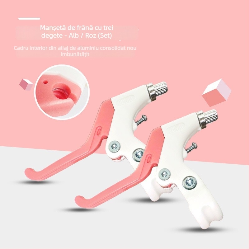 Manetă de frână pentru biciclete pentru copii, cu schelet din aliaj – accesoriu pentru frână de mână