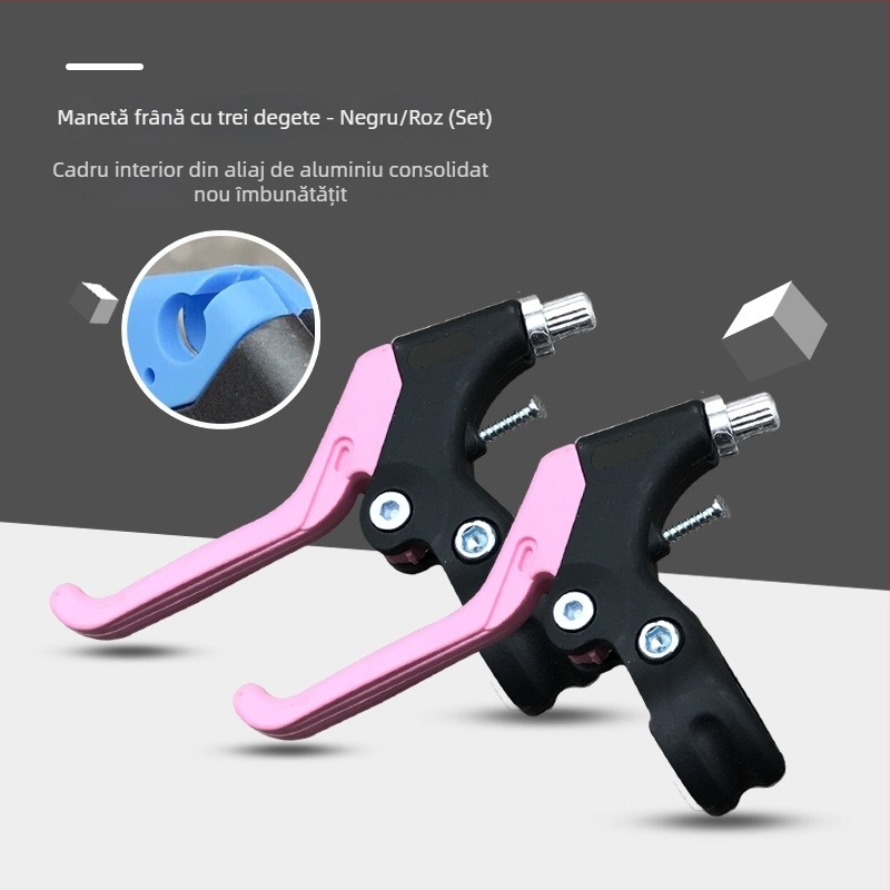 Manetă de frână pentru biciclete pentru copii, cu schelet din aliaj – accesoriu pentru frână de mână