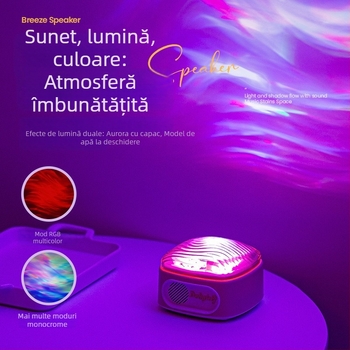 Proiector ceresc cu lumină de noapte, Bluetooth pentru muzică, USB alimentare și baterie reîncărcabilă (5V, montaj pe masă sau podea)